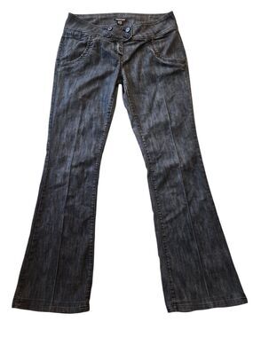 VTG Contempo Size 13 Wide Leg Flare Jeans Pants 90's Cotton Blend Spears Hilton